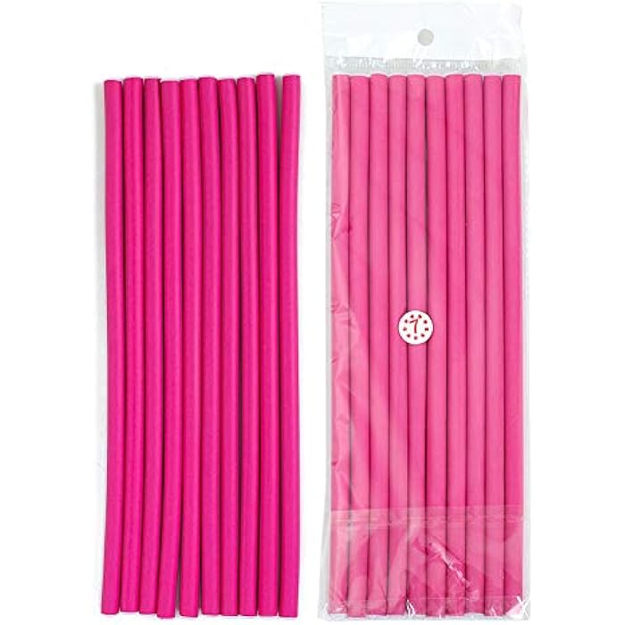 XCCOCO 2Pack(20Rods) Flexi Curling Hair Rods No Heat Soft Foam Hair Curlers Twist Flex Rods Set for Long,Medium,Short Human Hair DIY Hair Curlers Accessories Color Random(Diameter 0.8cm) - Image 1